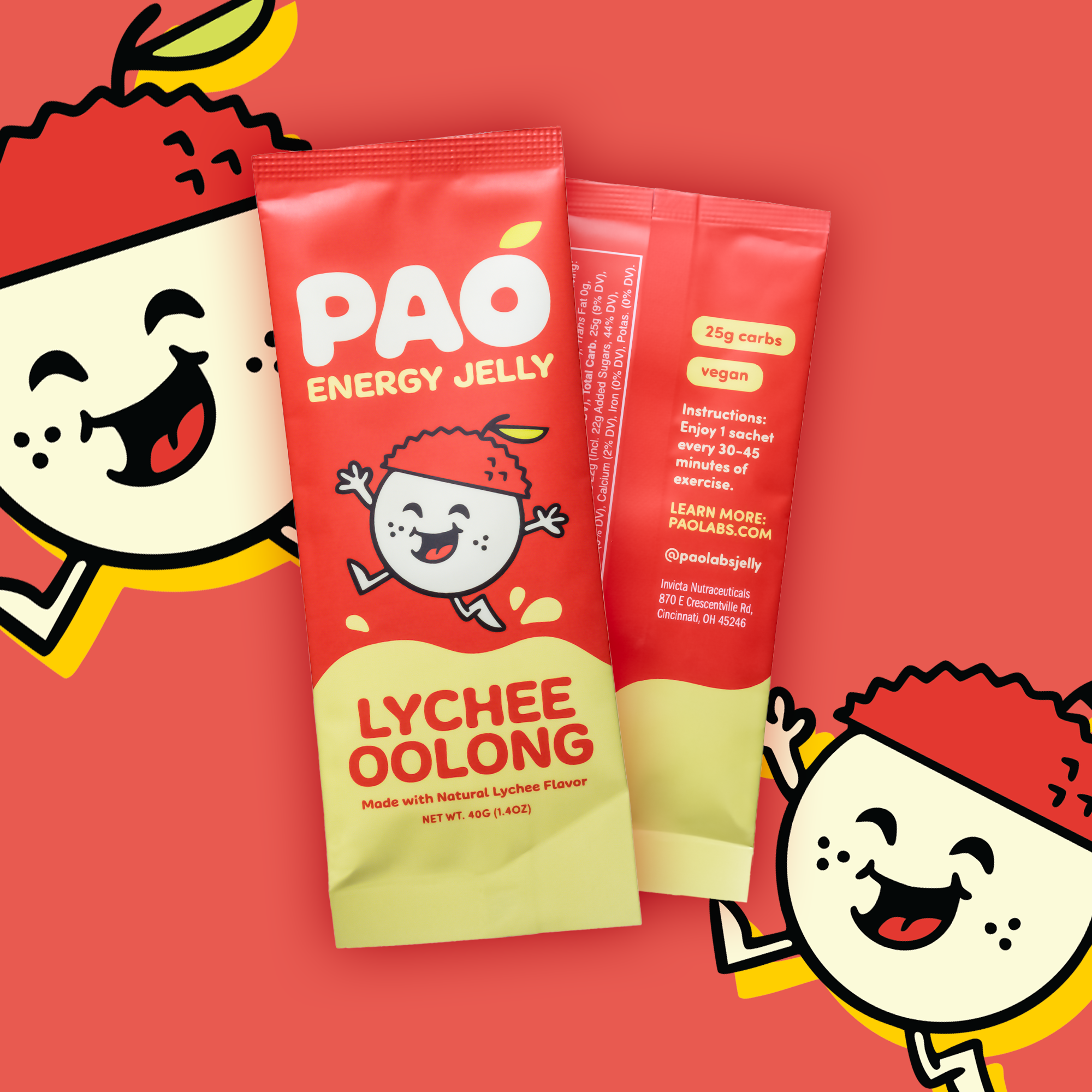 Lychee Oolong 12 Pack Energy Jelly